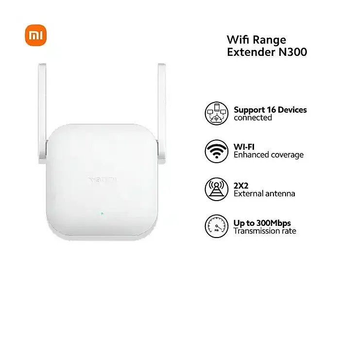 Xiaomi N300 Wifi Range Extender with 300Mbps